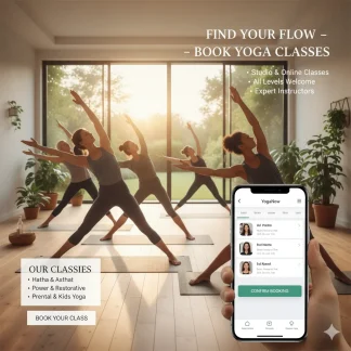 SereneFlow Yoga Studio