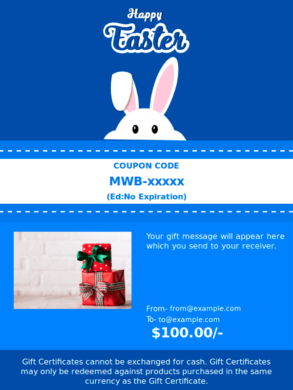 Easter Gift Card