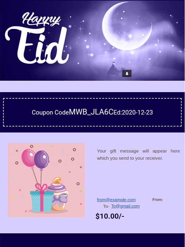 eid Gift Card