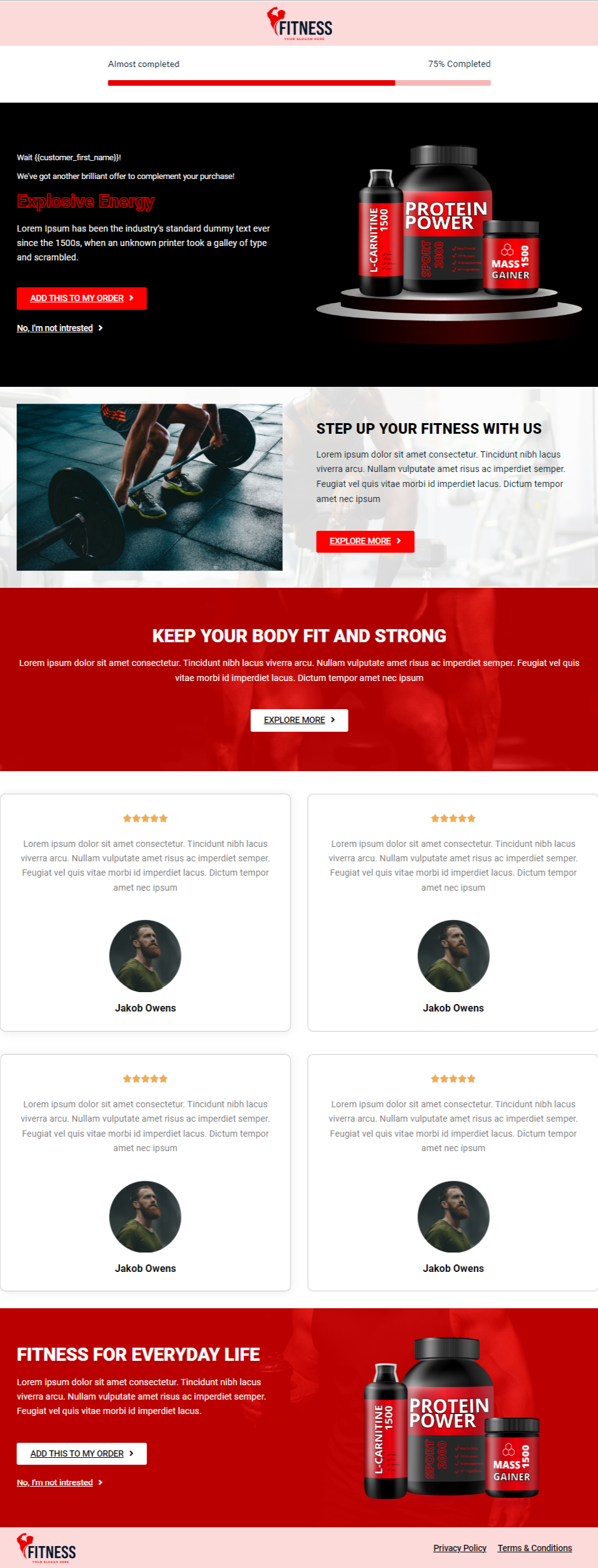 FITNESS TEMPLATE